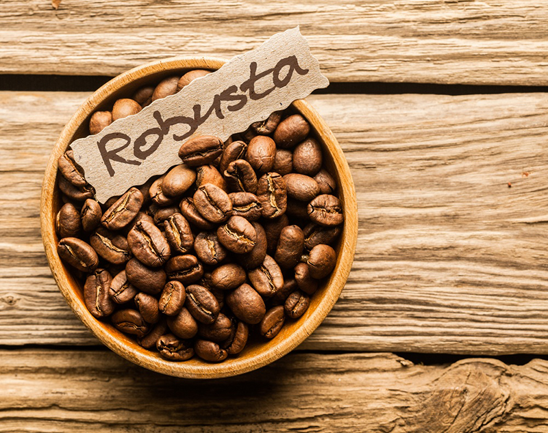 Cà phê thương mại: Robusta hoặc phối trộn Arabica & Robusta