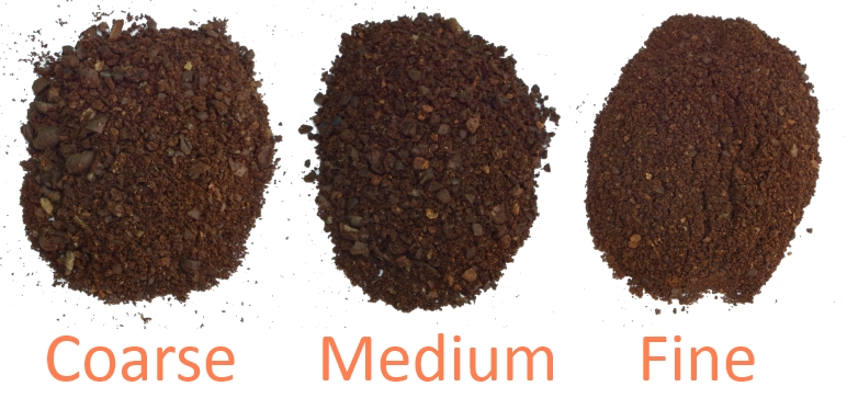 kích cỡ bột cà phê cũng cần chú trọng khi chọn công cụ pha cà phê thủ công