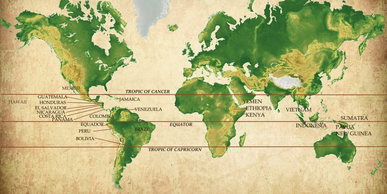 các quốc gia trồng cà phê trên thế giới