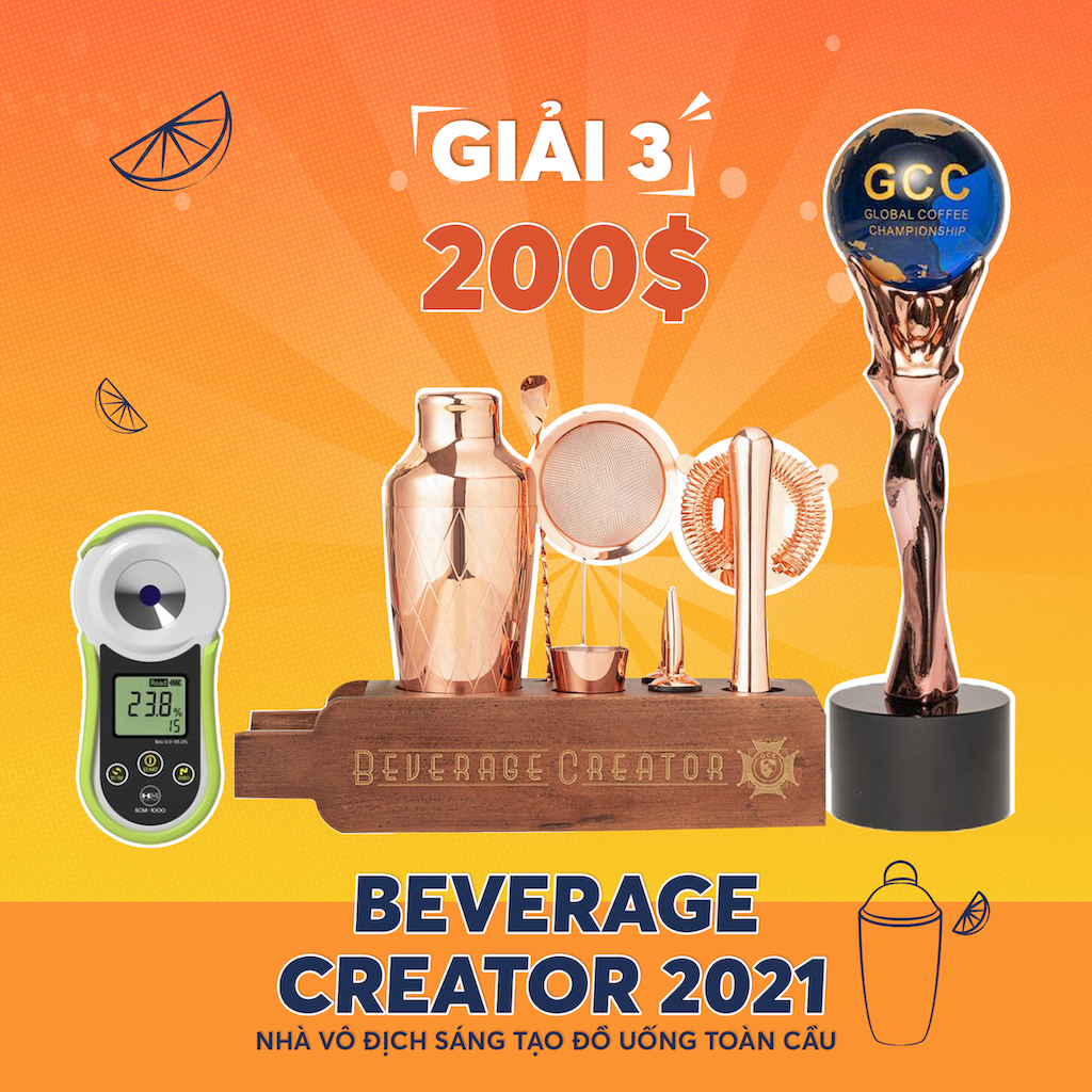 cơ cấu giải ba GCC - Beverage Creator 2021