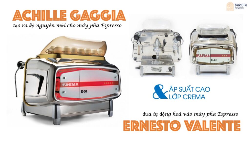 Máy pha cà phê espresso – Niềm tự hào của người Ý